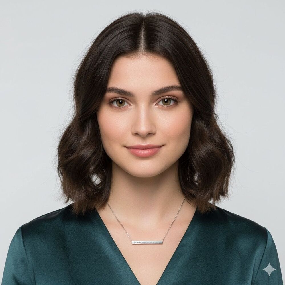 Women's Nicole gold colored Bar Necklace One Size